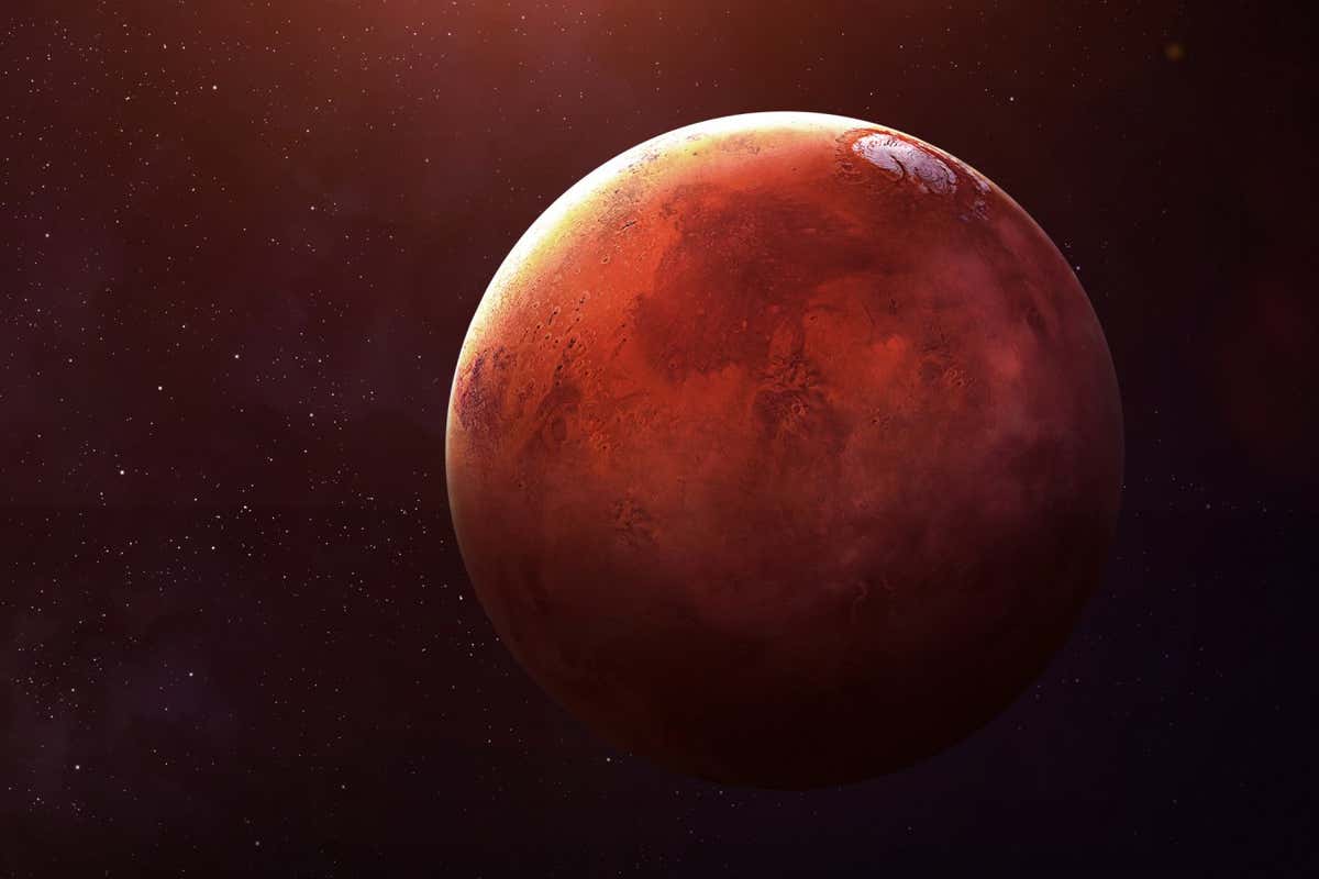 An image of Mars